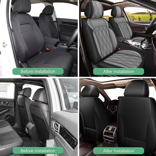 Full Set Waterproof Leather Seat Covers for Acura ILX 2013