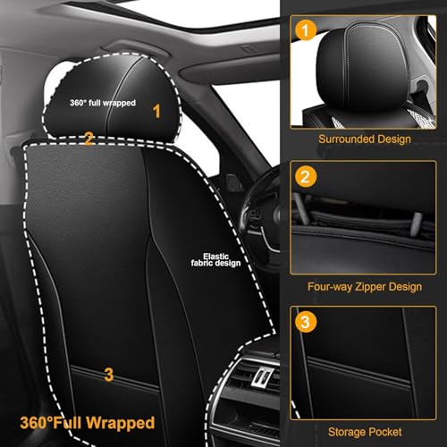 Diamond Car Seat Cover Full Set Fit for Hyundai Venue 2020