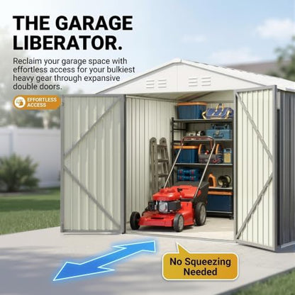 8x10 FT Outdoor Storage Shed
