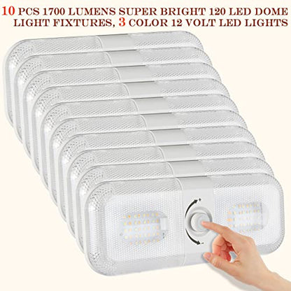 10 Pcs RV Lights Interior 1700LM (10 Count)