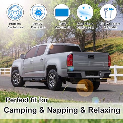 Window Shades for Chevrolet Colorado Pickup Truck 2015 (5 Count)
