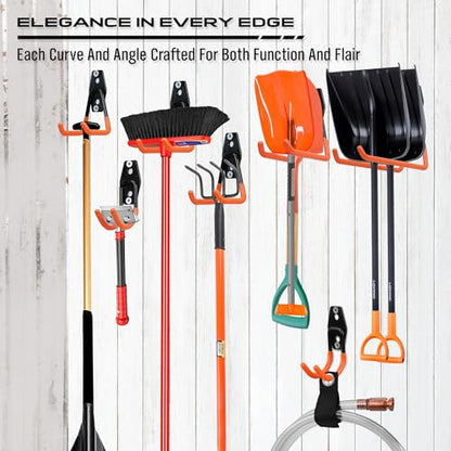 15 Piece Garage Wall Hooks with 3 Extension Straps (15 Count)