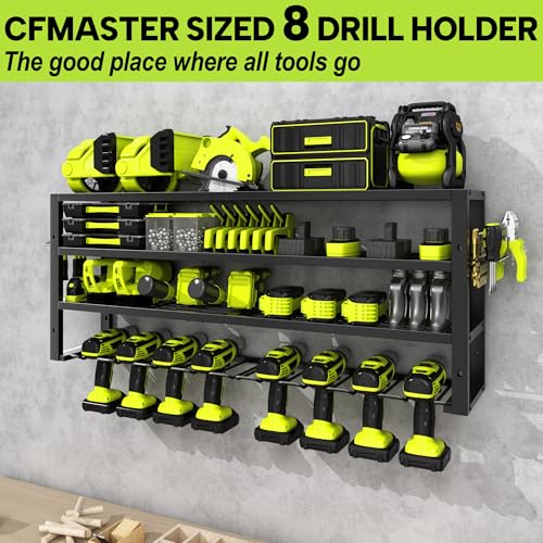 Large Power Tool Organizer Wall Mount
