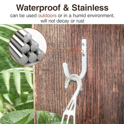 22LB Wall Hooks for Hanging Towel (20 Count)