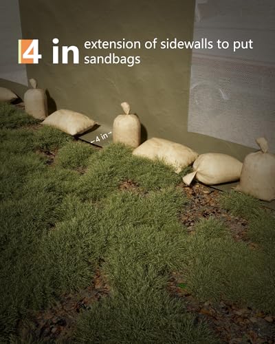13x20 ft Carport with 8 Sandbags