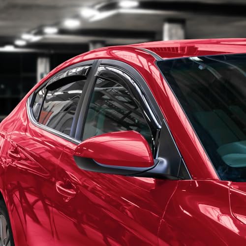 in Channel Extra Durable Rain Guards for Hyundai Elаntra 2017