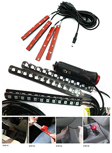 4PCS 48 LED Car Interior Lights