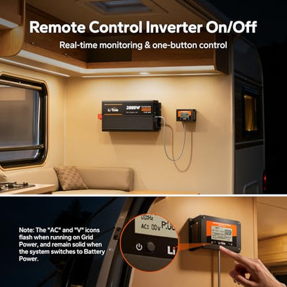 2000W Power Inverter with ATS Transfer Switch