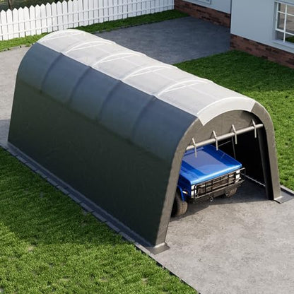 Carport Canopy 12x20 FT Heavy Duty with Translucent Roof