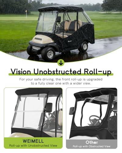 4 Passenger Golf Cart Enclosure for Club Car Precedent Tempo 57.5"