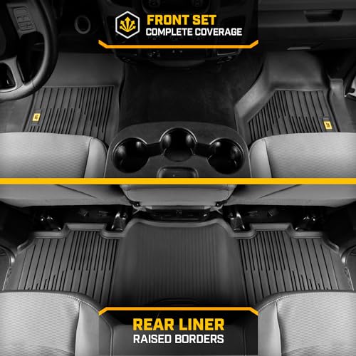 JustFit™ 3D Custom Fit Floor Mats for Dodge Ram 1500 Crew Cab 2009