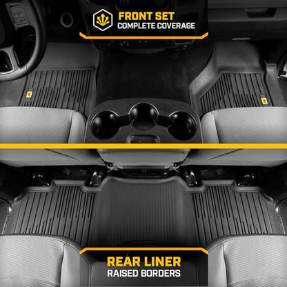 JustFit™ 3D Custom Fit Floor Mats for Dodge Ram 1500 Crew Cab 2009