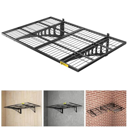 2x3ft Adjustable Rail Wall Garage Storage Shelf