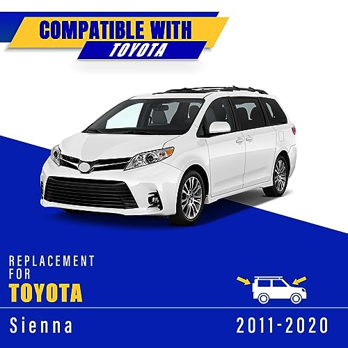 3 Wipers Fits Toyota Sienna 2011