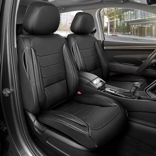 Curated Elite Leather Seat Covers for Cars & SUVs (2 Count)