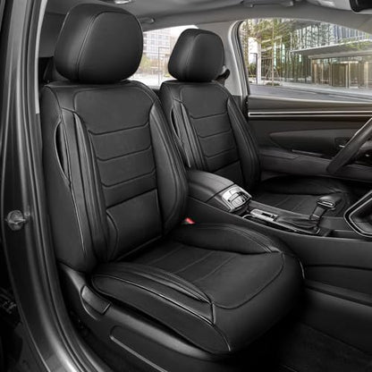Curated Elite Leather Seat Covers for Cars & SUVs (2 Count)
