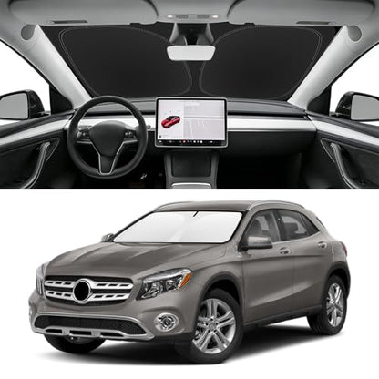 Custom Fit Windshield Sun Shade for Mercedes