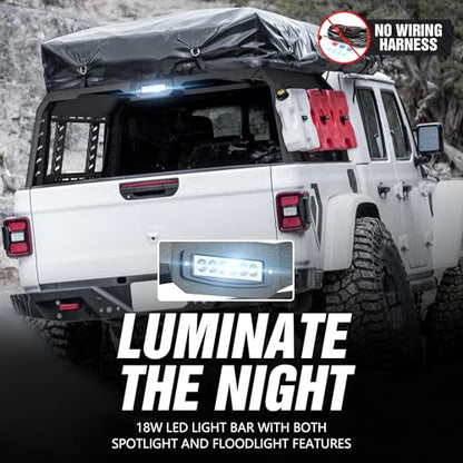 22" High Overland Bed Racks Truck Cargo Carrier Compatible with 2020