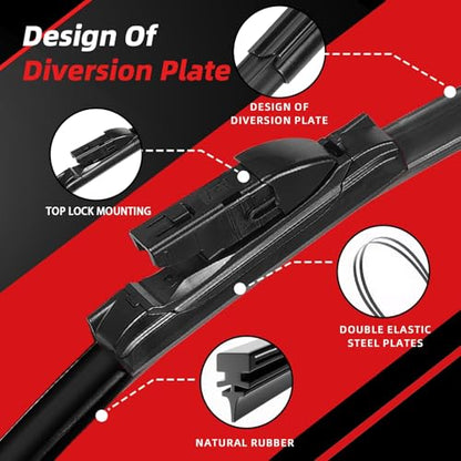 Windshield Wiper Blades Replacement for Subaru Outback 2020