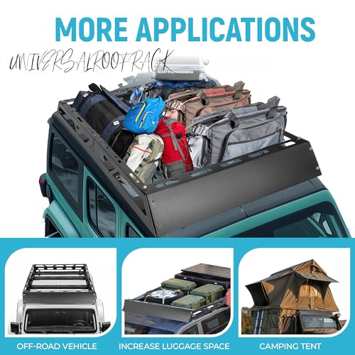 50" x 39" x 4.75" Roof Rack Cargo Basket W