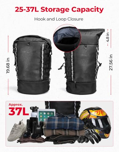 Motorcycle Sissy Bar Backrest Bag Upgraded Version