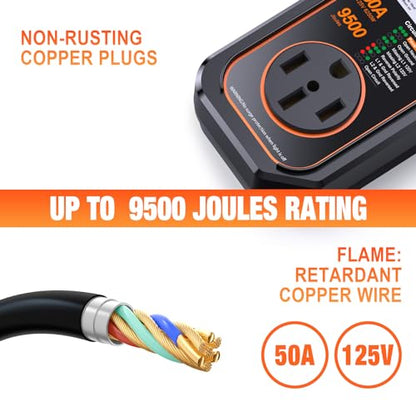RV Surge Protectors 50 Amp Waterproof