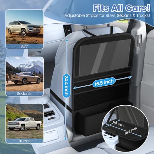 Car Backseat Organizer with Tray