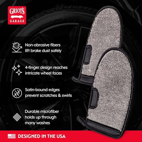 Microfiber Wheel Wash Mitts (2 Count)