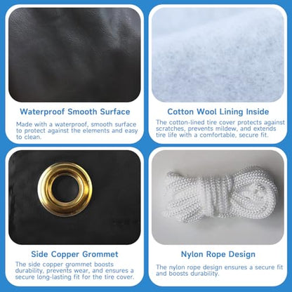 RV Tire Covers Set of 4