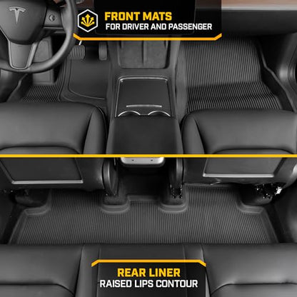 JustFit™ 3D Floor Mats for Tesla Model 3 2017