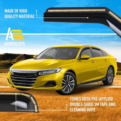 Extra Durable Window Deflectors in (4 Count)