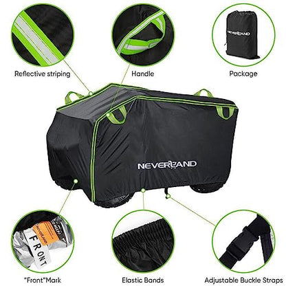 ATV Cover Heavy Duty Waterproof 4 Wheeler Cover for Honda XL