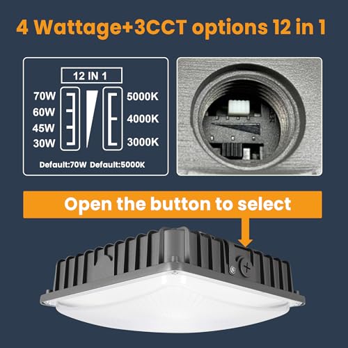 70W LED Canopy Lights 4Pack (4 Count)