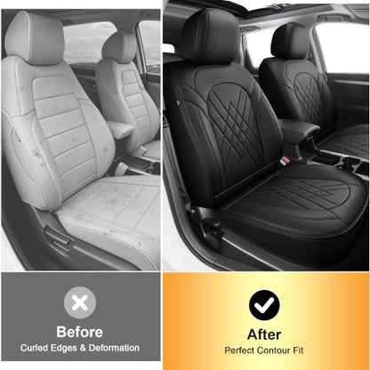 2 Front Car Seat Covers for Honda CRV CR (2 Count)