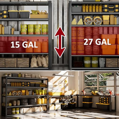 60" W Garage Shelving Heavy Duty Metal Shelving 3030LBS