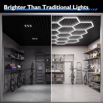 Hexagon Garage Lights 22 Girds
