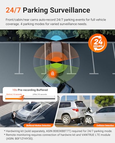 N4 Pro S 4K 3 Channel Dash Cam