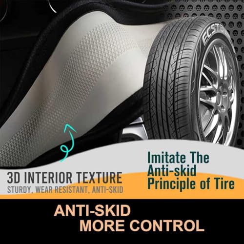 Nappa Leather Steering Wheel Cover Universal 14.5