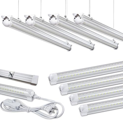 8Pack 8FT LED Shop Light Garage Light (8 Count)