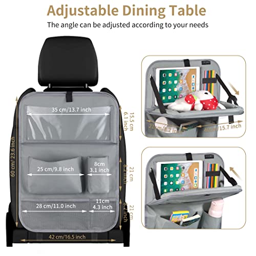 Car Backseat Organizer with Foldable Tablet Holder (18.6952 Ounce)