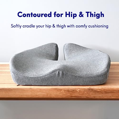 Patented Pressure Relief Seat Cushion for Long Sitting Hours on Office