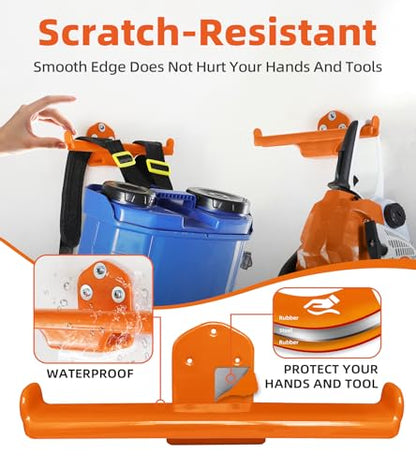 Backpack Blower Rack with Tube Hook