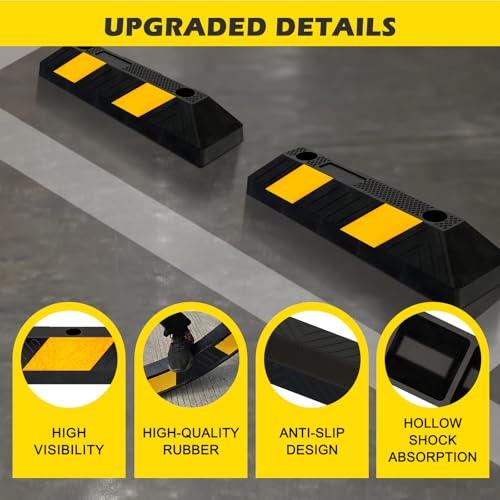 20" Rubber Parking Curb Stop