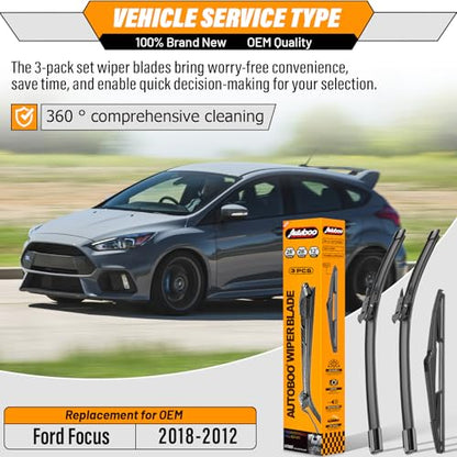 Windshield Wiper Blade Replacement for Ford Focus 2012