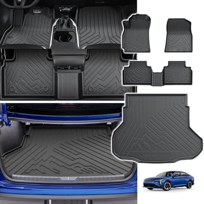 Floor Mats Cargo Liner for Kia K4 2025 2026 All Weather 3D TPE Anti