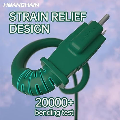 16 3 Gauge Indoor Outdoor Green Extension Cord 10 ft Waterproof