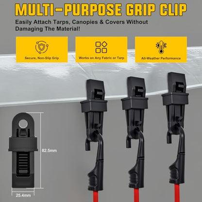 Ultimate Heavy Duty Outdoor Bungee Cord Assortment (36 Count)
