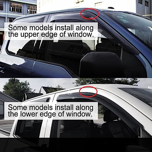 4pcs Original Window Visors for 2003 (4 Count)