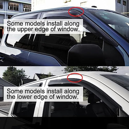 4pcs Original Window Visors for 2003 (4 Count)