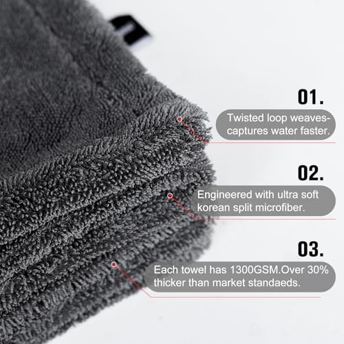 2 Pack XL Car Drying Towel (2 Count)